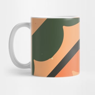 Abstract Minimal Bold Diagonal Shapes Background GC-117-11 Mug